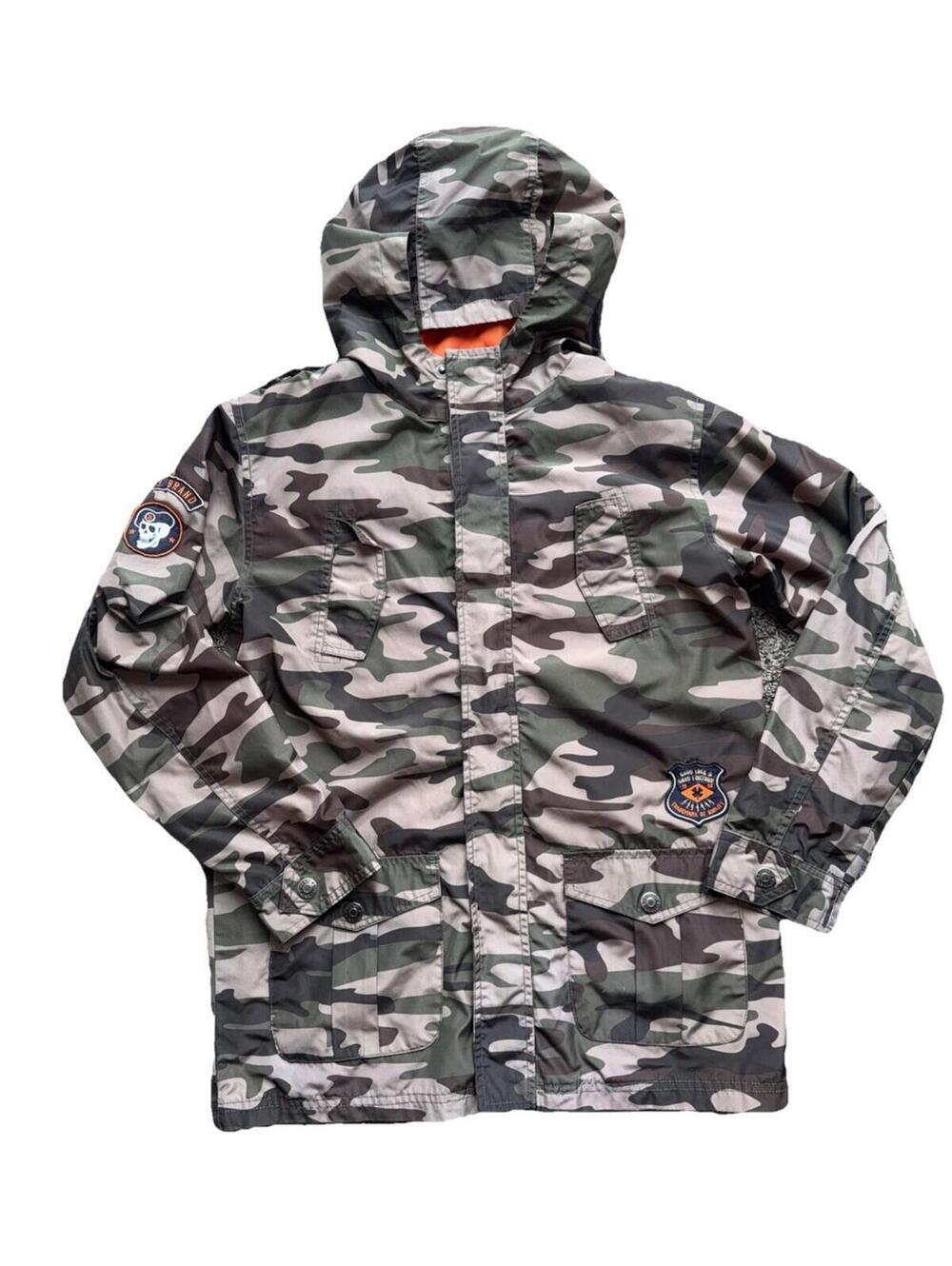 Lucky Brand Green Camo Boys Utility Jacket Size L NWOT